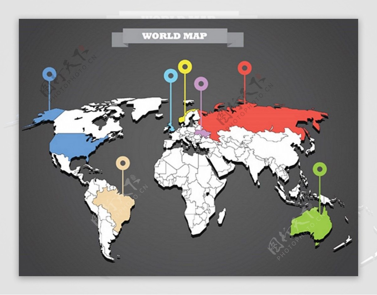 世界地图背景图