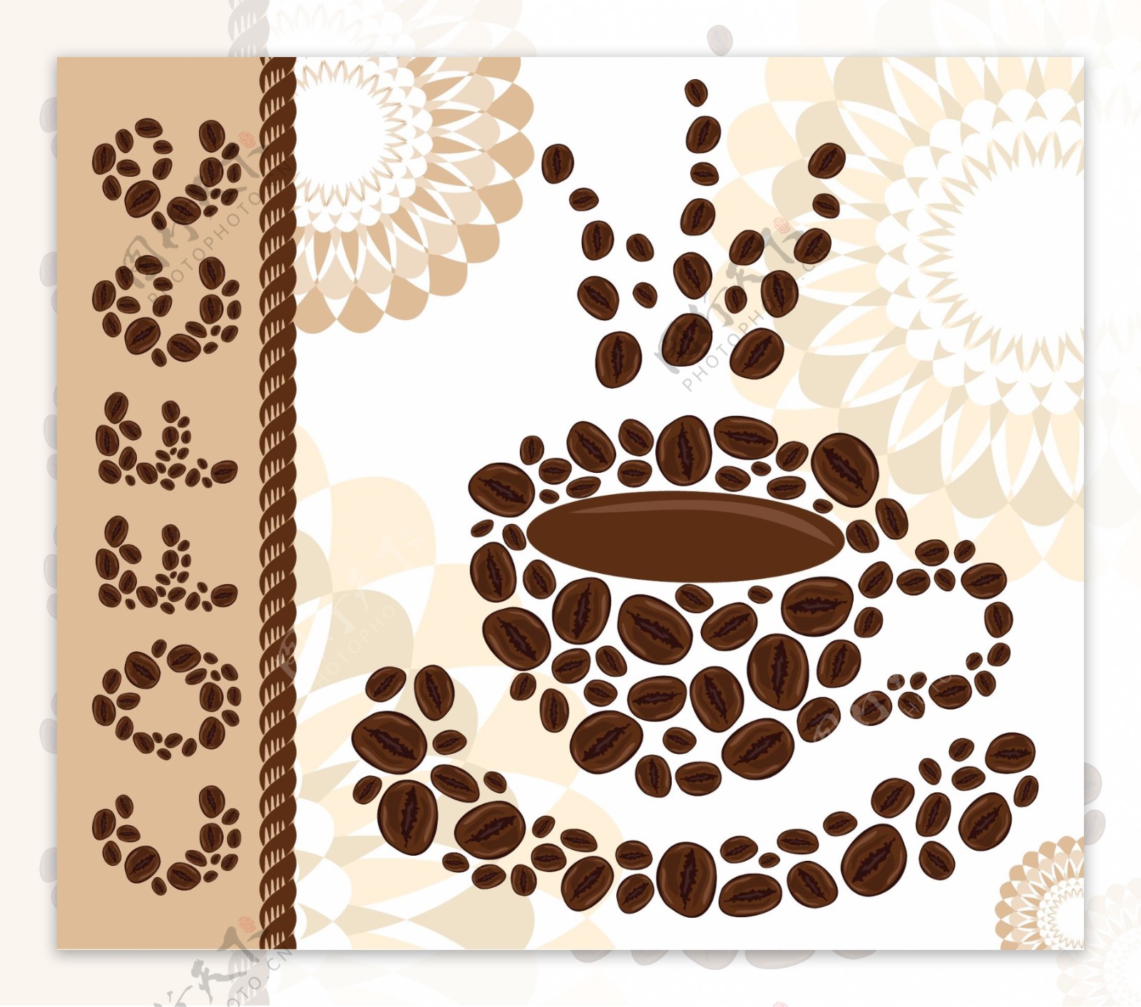 咖啡豆字体设计