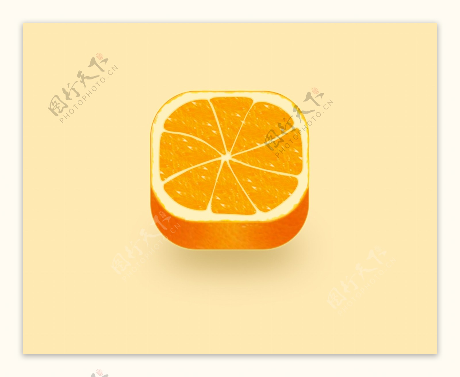 橙子icon图标设计