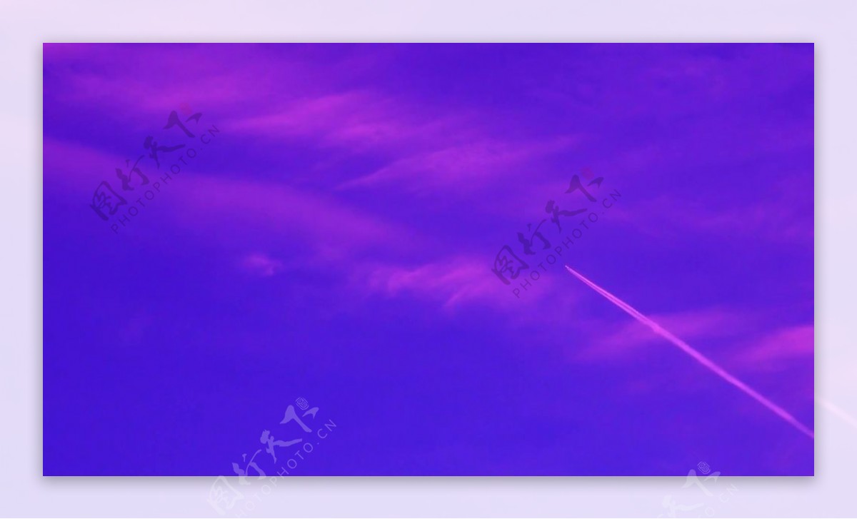 紫色天空视频素材