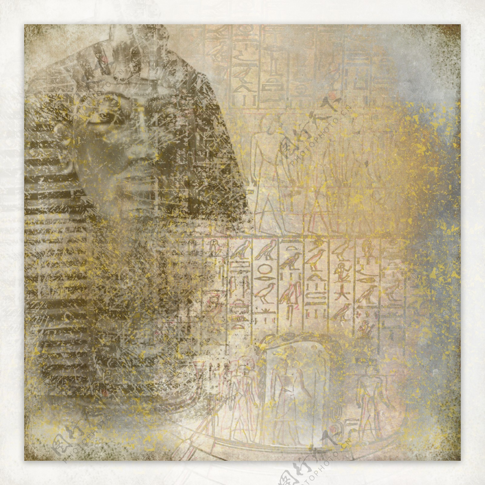 埃及法老图案背景