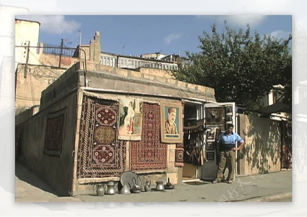 阿塞拜疆地毯店巴库股票的录像视频免费下载