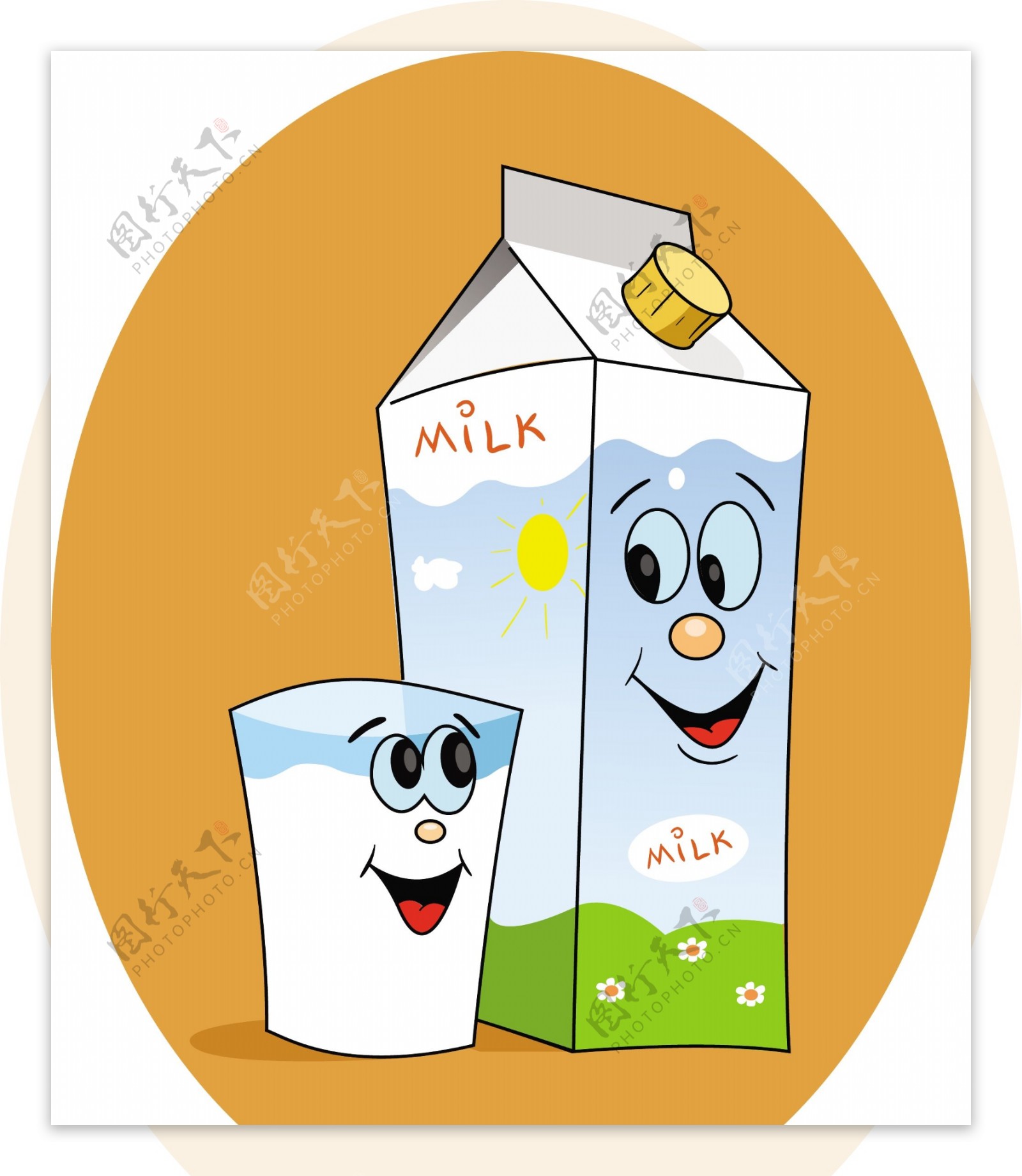 Hand-painted Boxed Milk, Paint, Milk White, Cartoon Milk PNG Transparent Image And Clipart Image ...