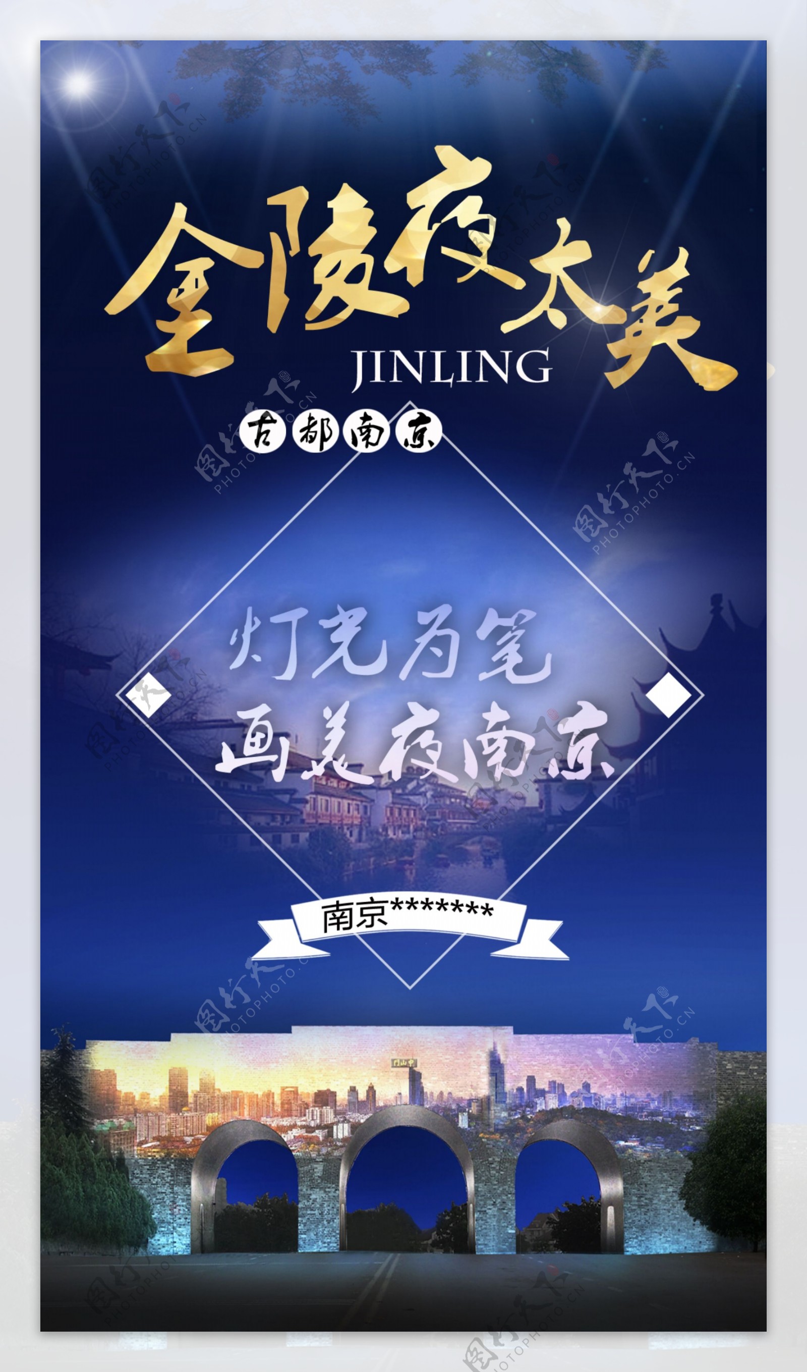 南京城市管理海报宣传
