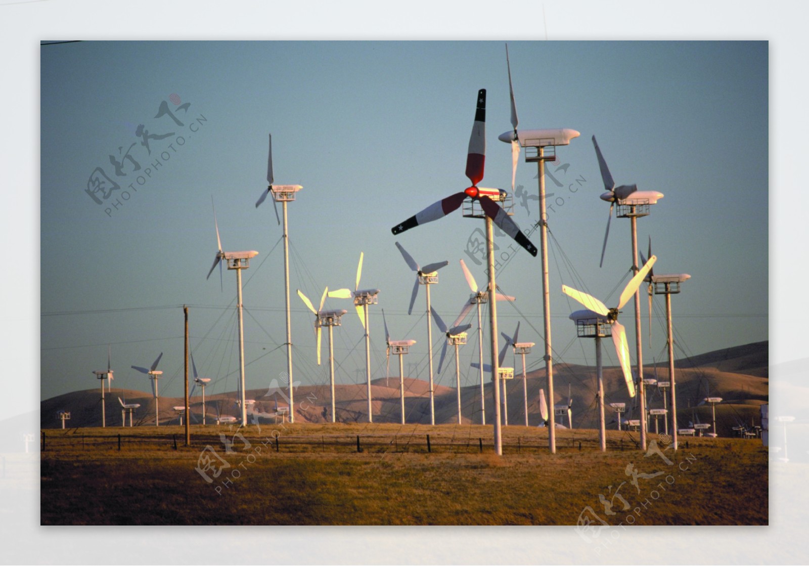 工业生产风车图片