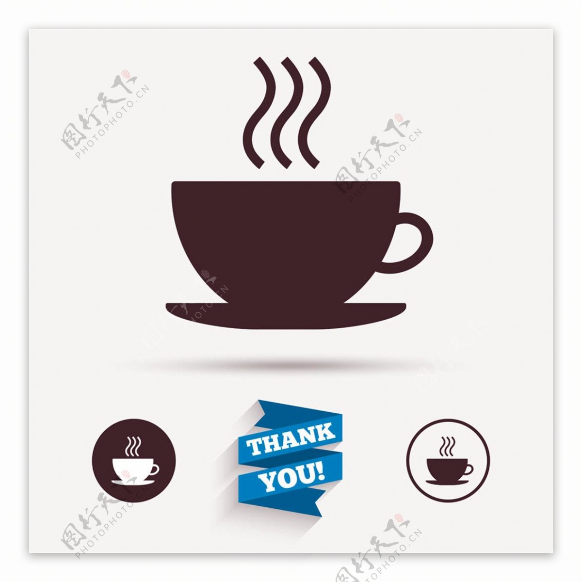 咖啡杯标志图片