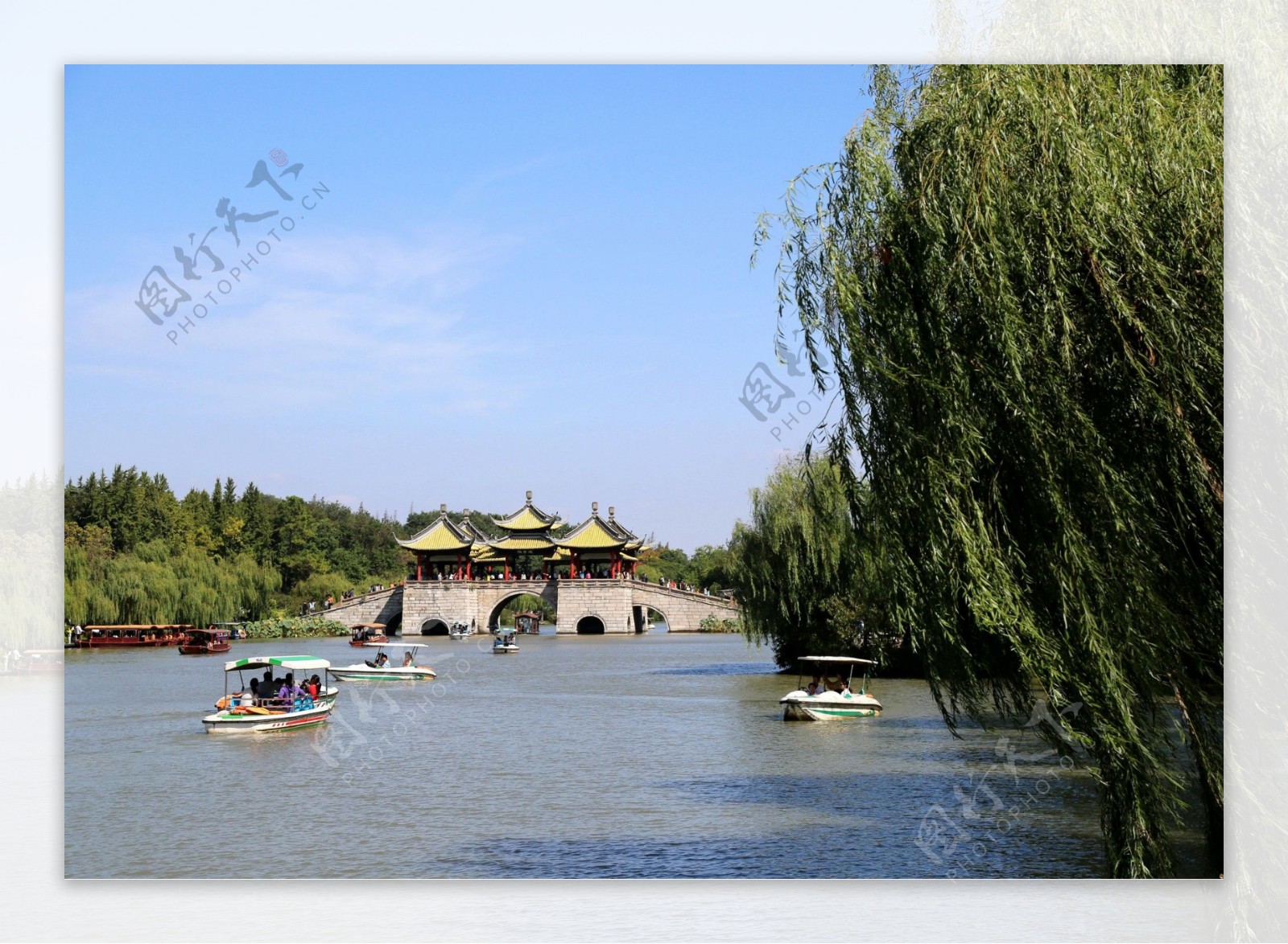 扬州瘦西湖风景图片