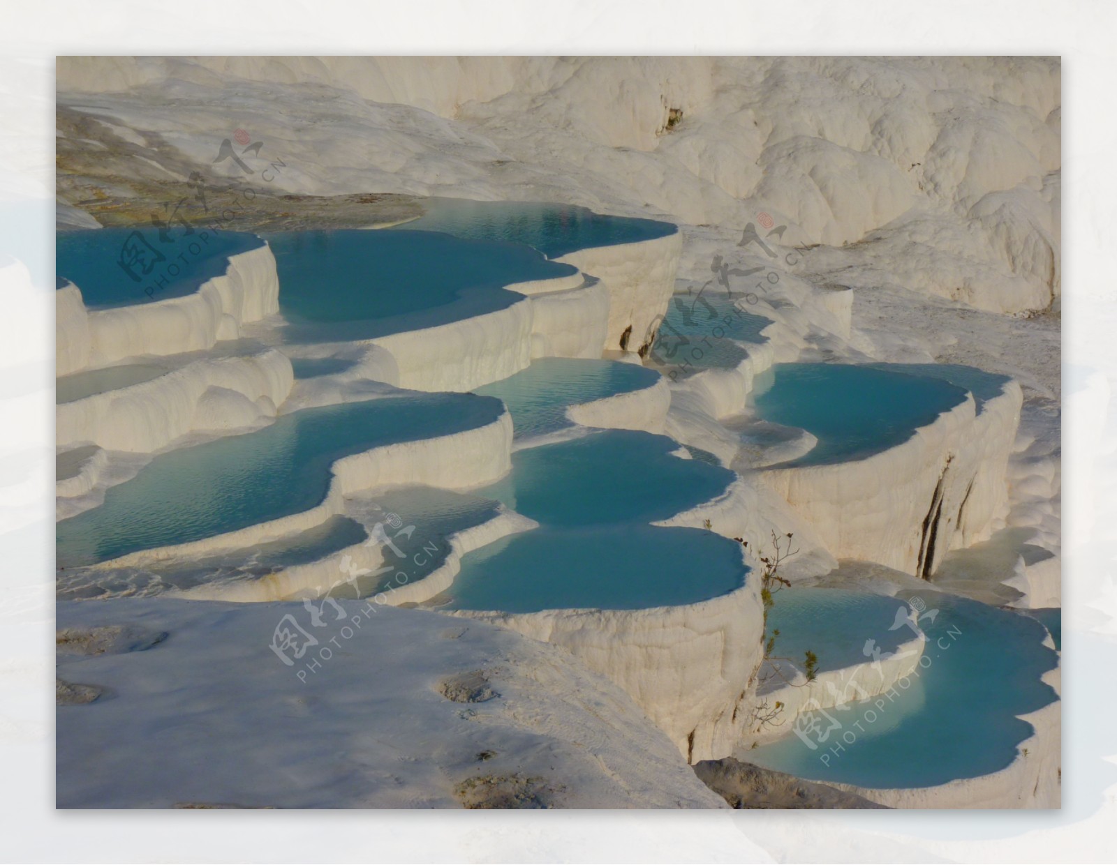 土耳其棉花堡温泉图片