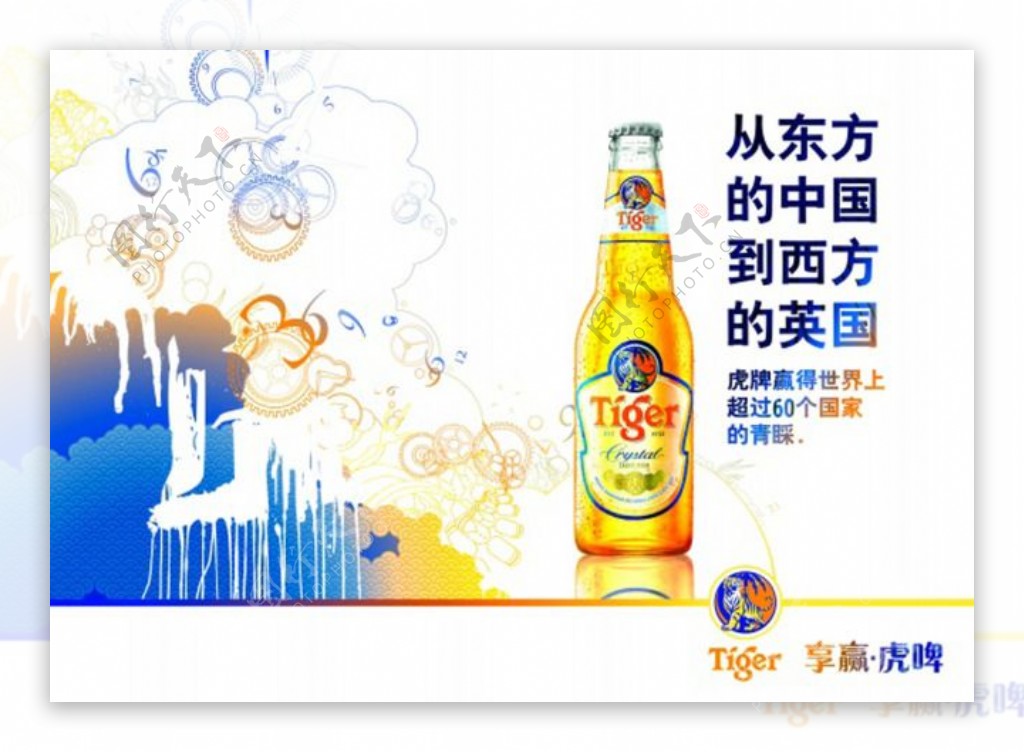 tiger啤酒海报