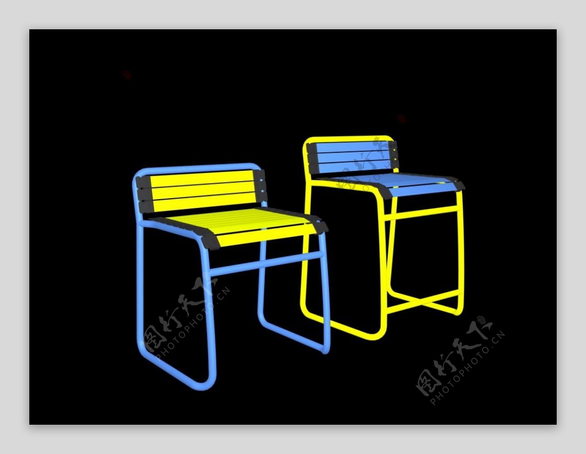 椅子3d造型