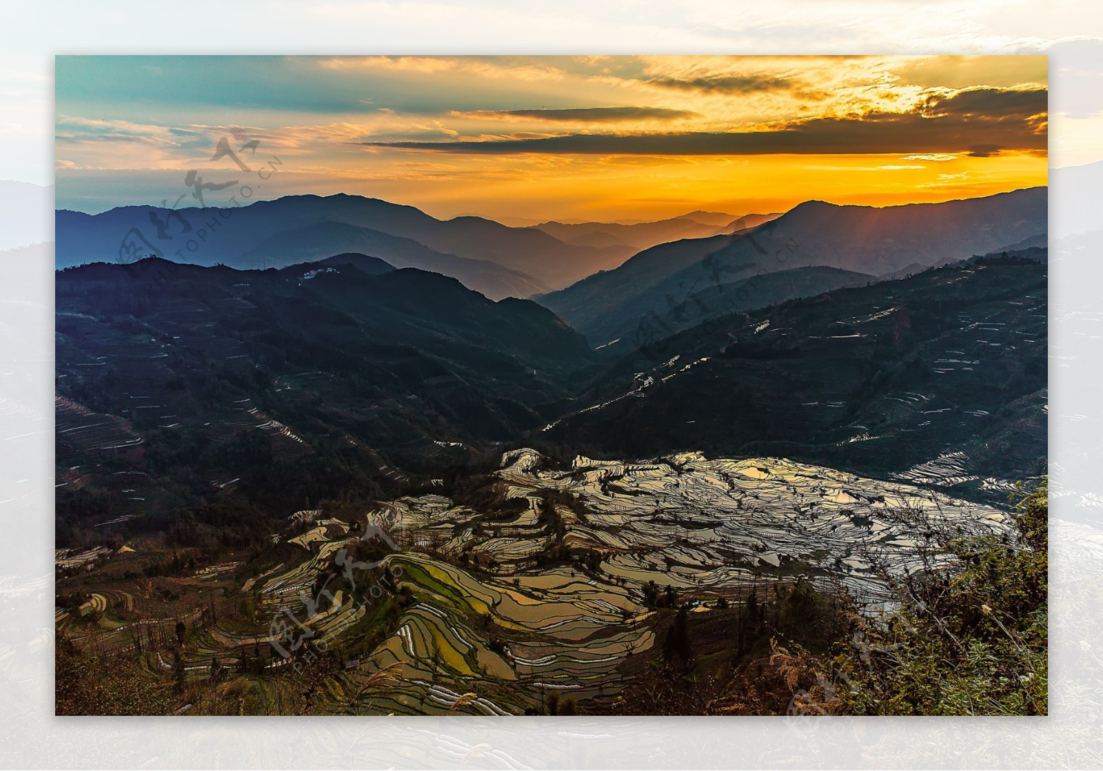 云南元阳梯田风景