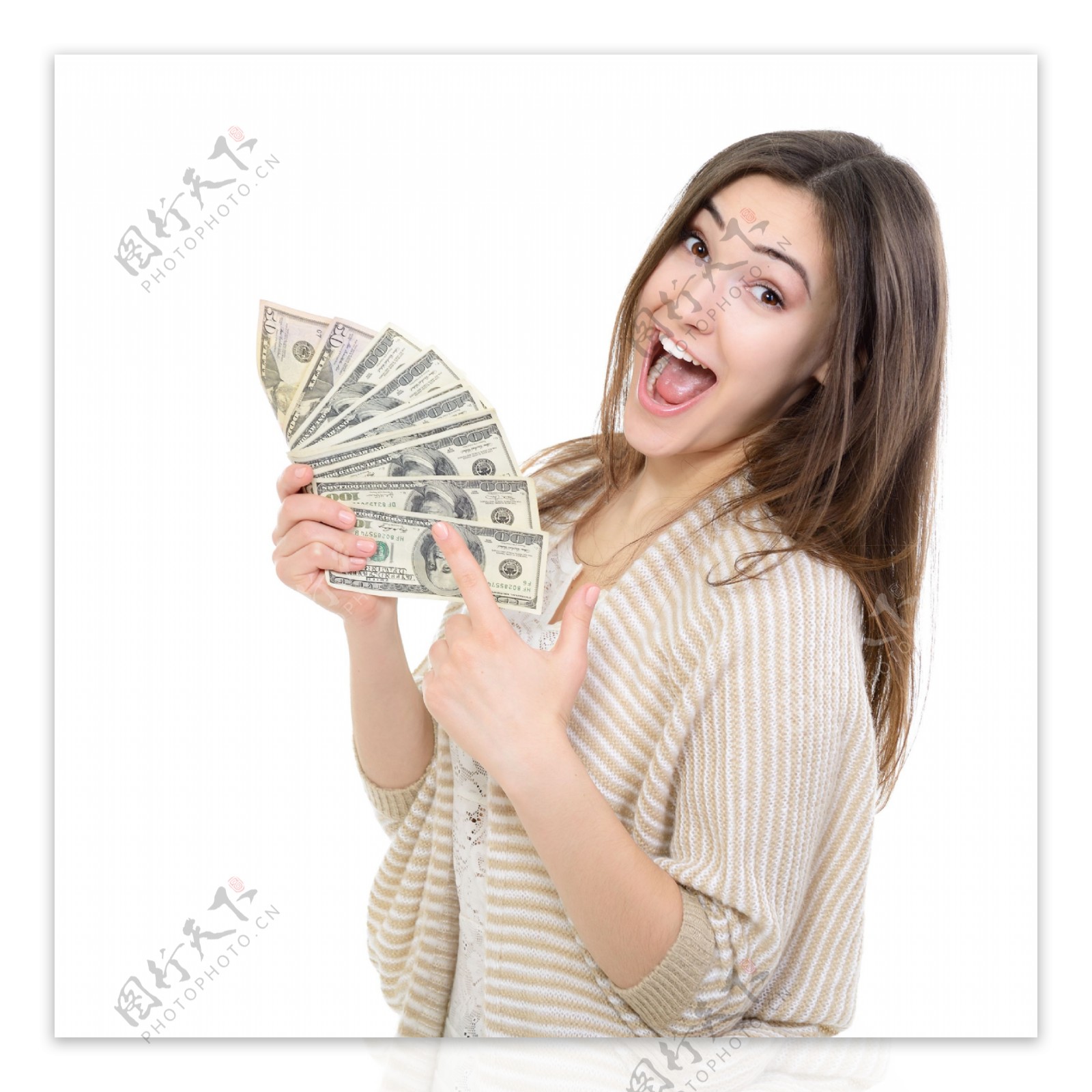 一个穿粉色衬衫的男人手里拿着美元 库存照片. 图片 包括有 财务, 美元, 女演员, 概念, 负债, 商务 - 182362024