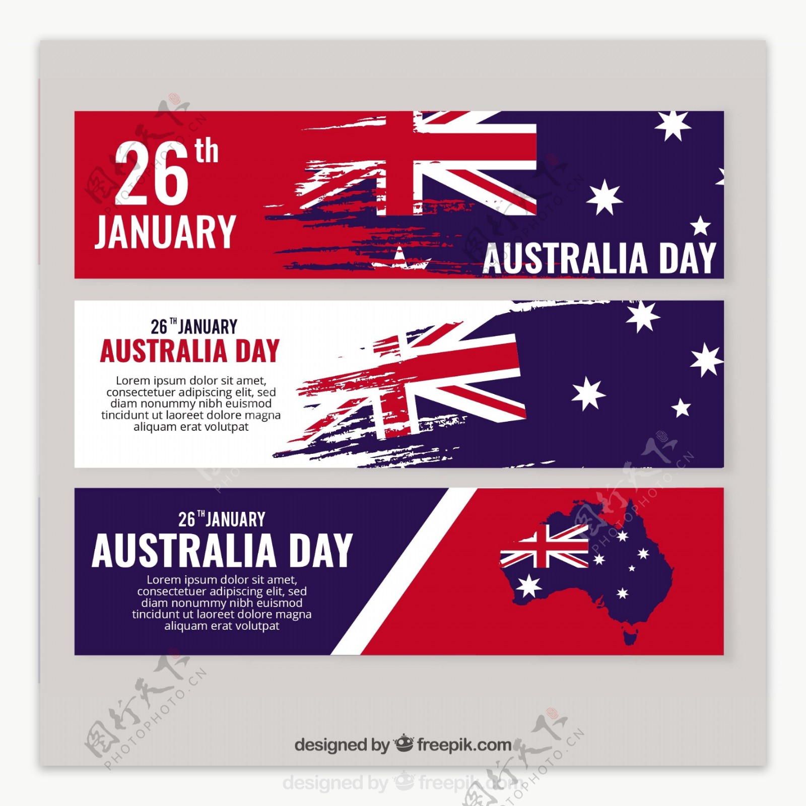 澳大利亚日的旗帜