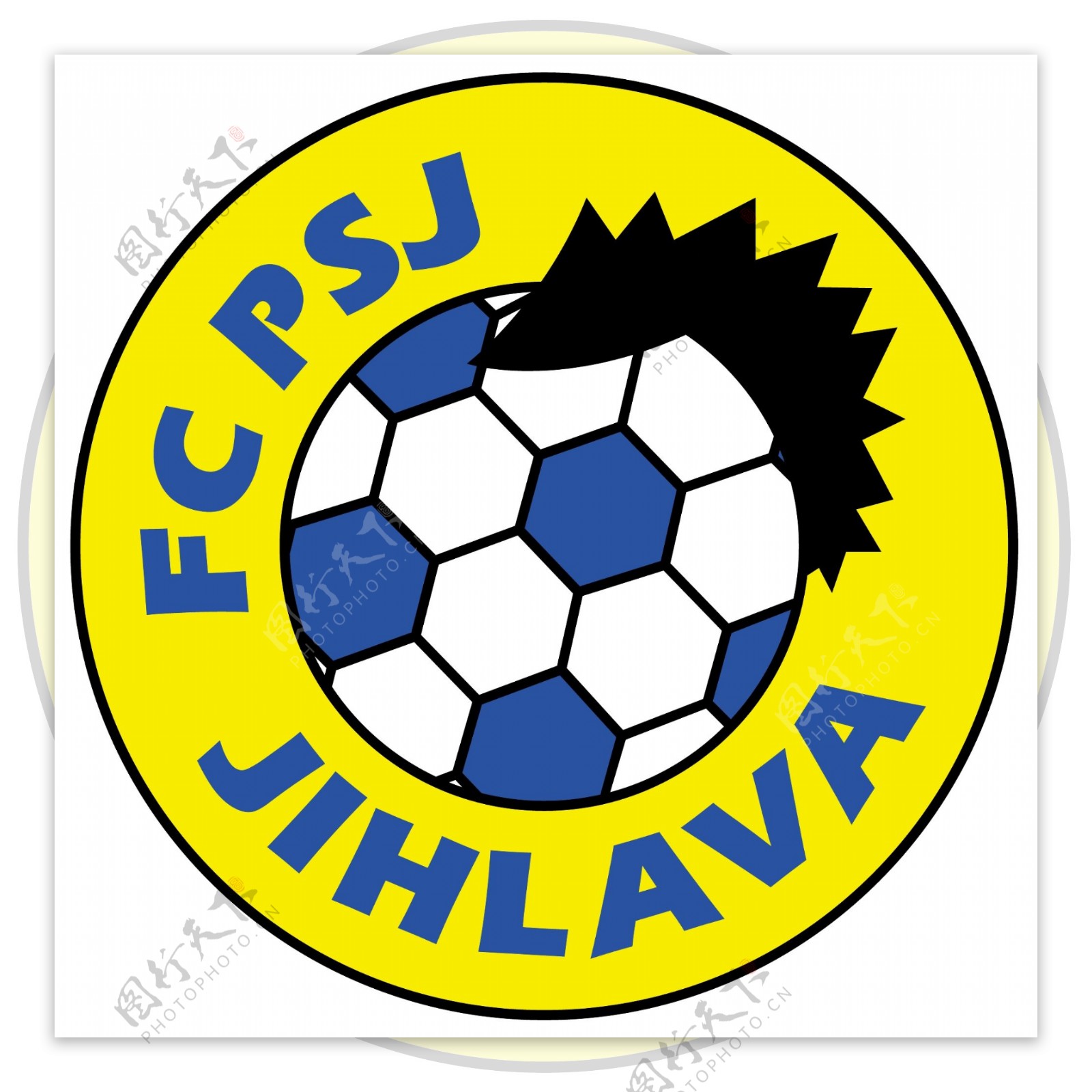 炫酷足球标志logo设计欣赏
