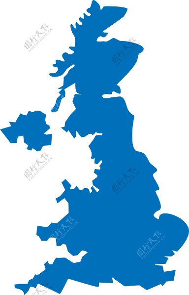 英国地图剪贴画
