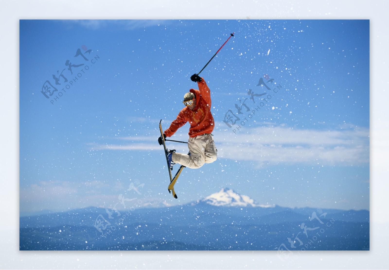 滑雪运动图片图片
