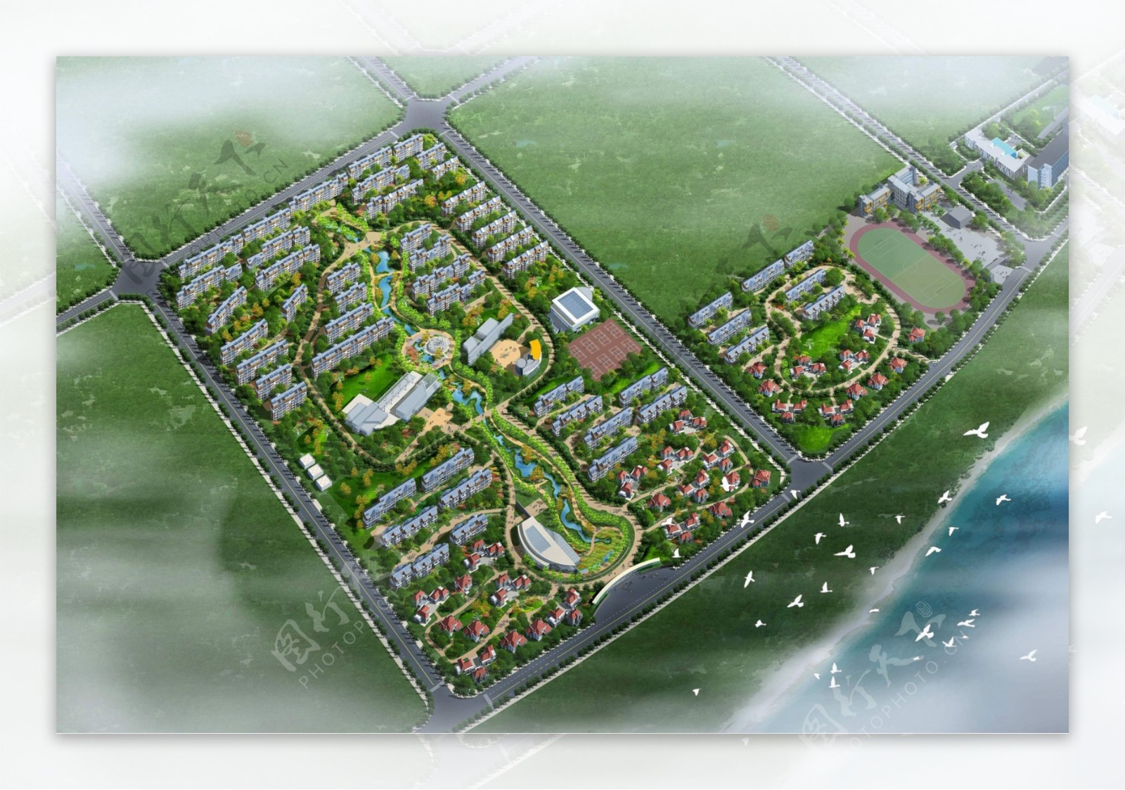 山东海阳核电专家村规划设计设计方案DWG0017