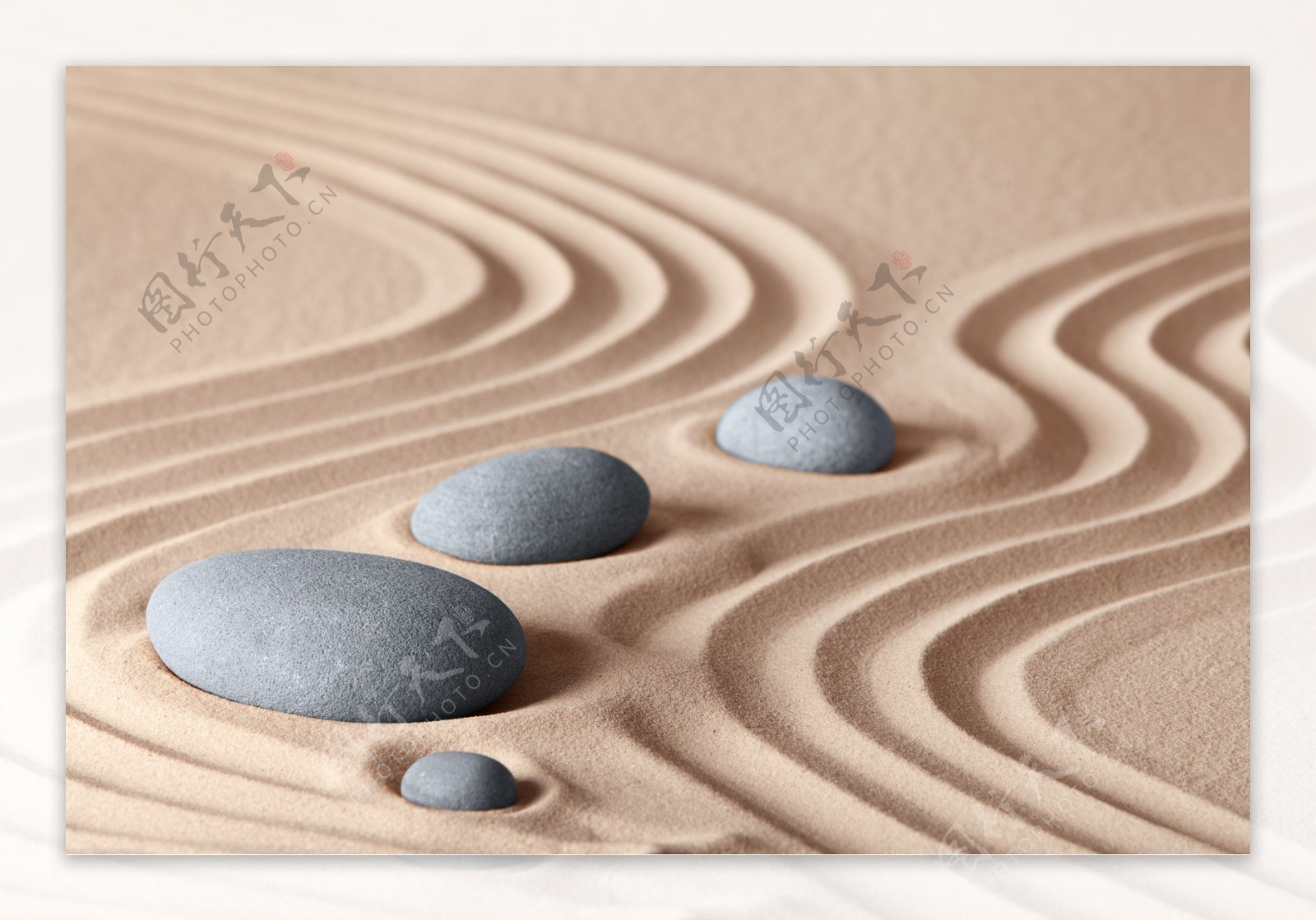 石头与沙子背景图片
