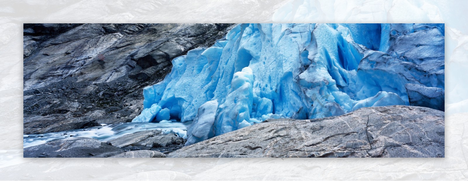 高原冰川美景图片
