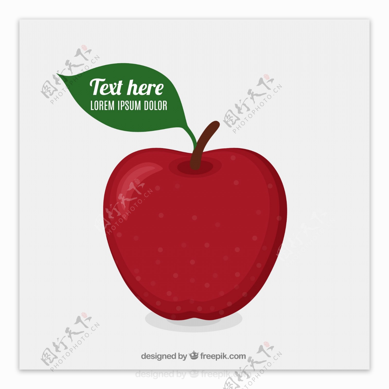 红苹果模板