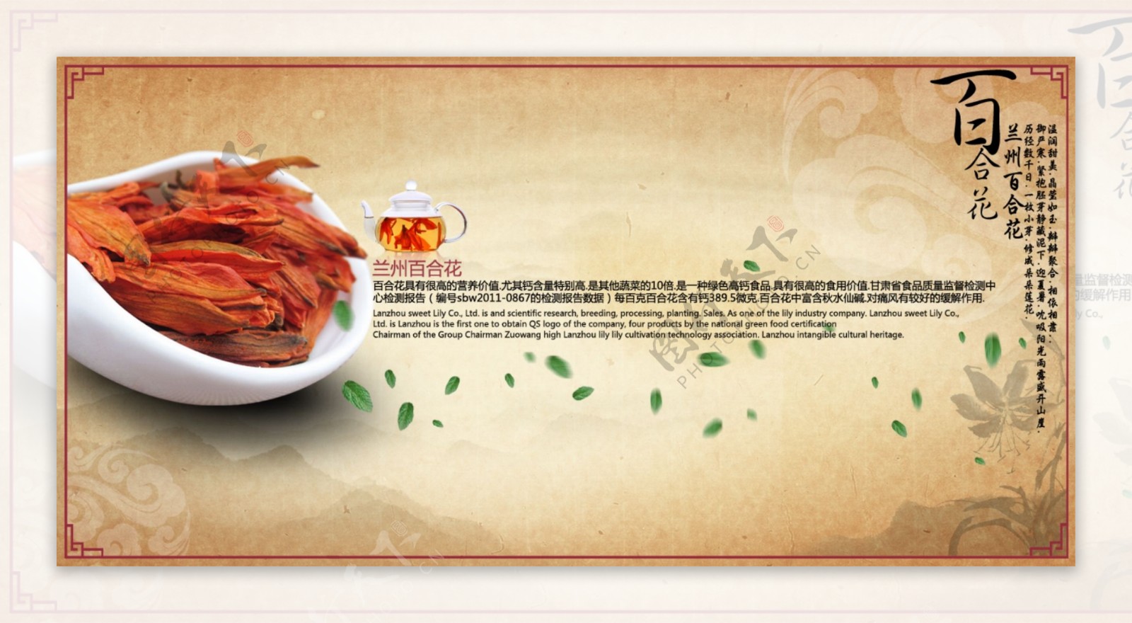 中国风食品画册