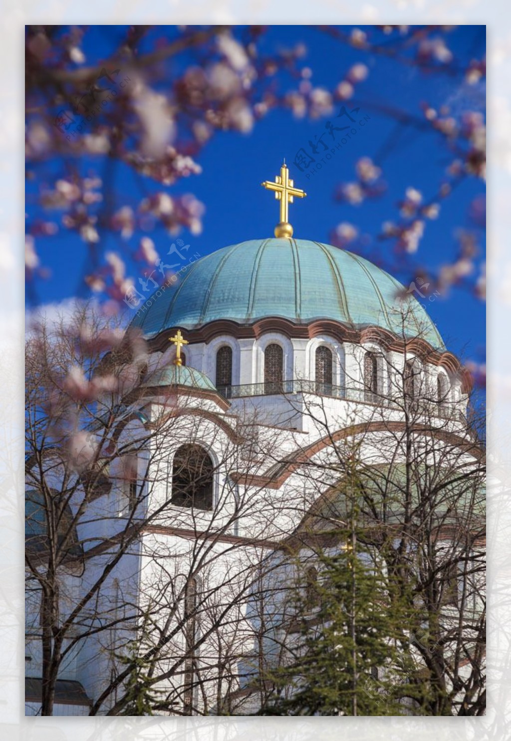 东正教堂景色图片