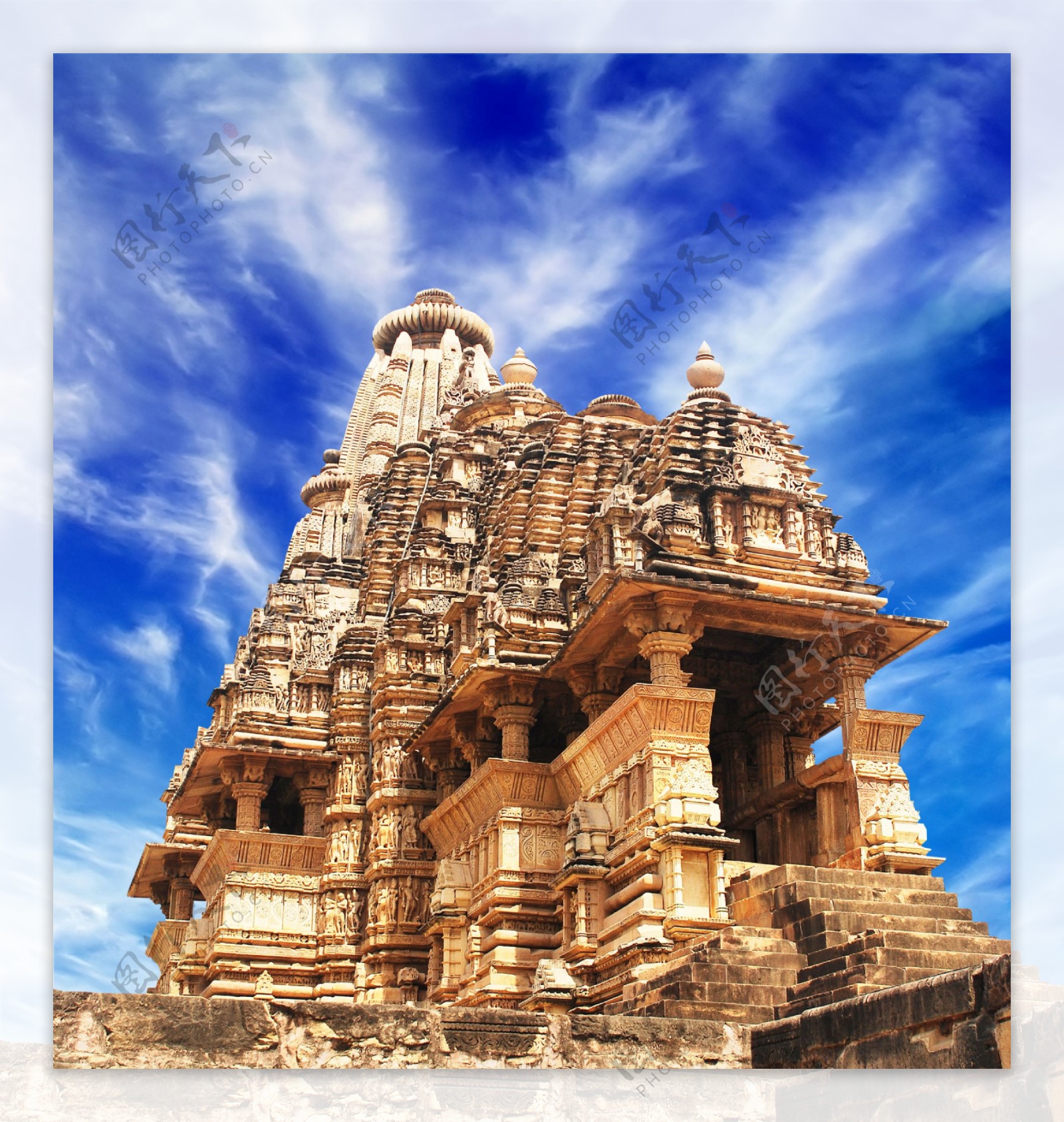 壮观的印度庙宇建筑图片