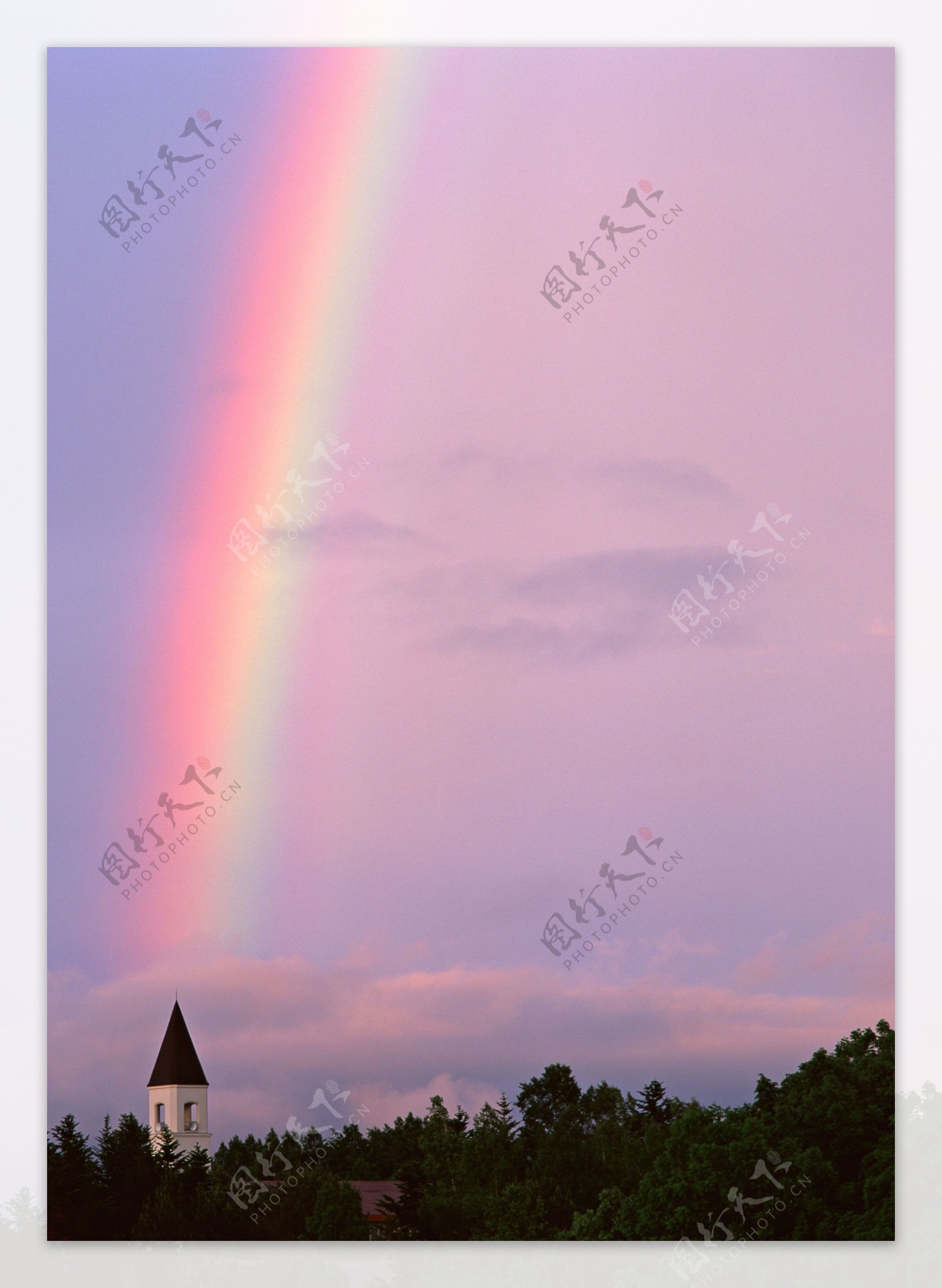 彩虹风景摄影图片