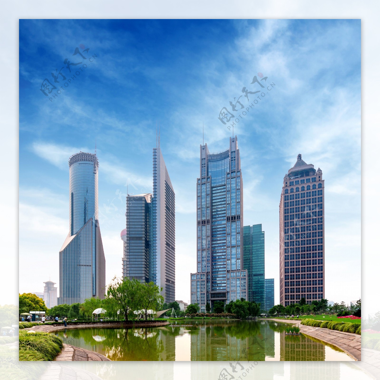 上海陆家嘴中央商务区风景图片