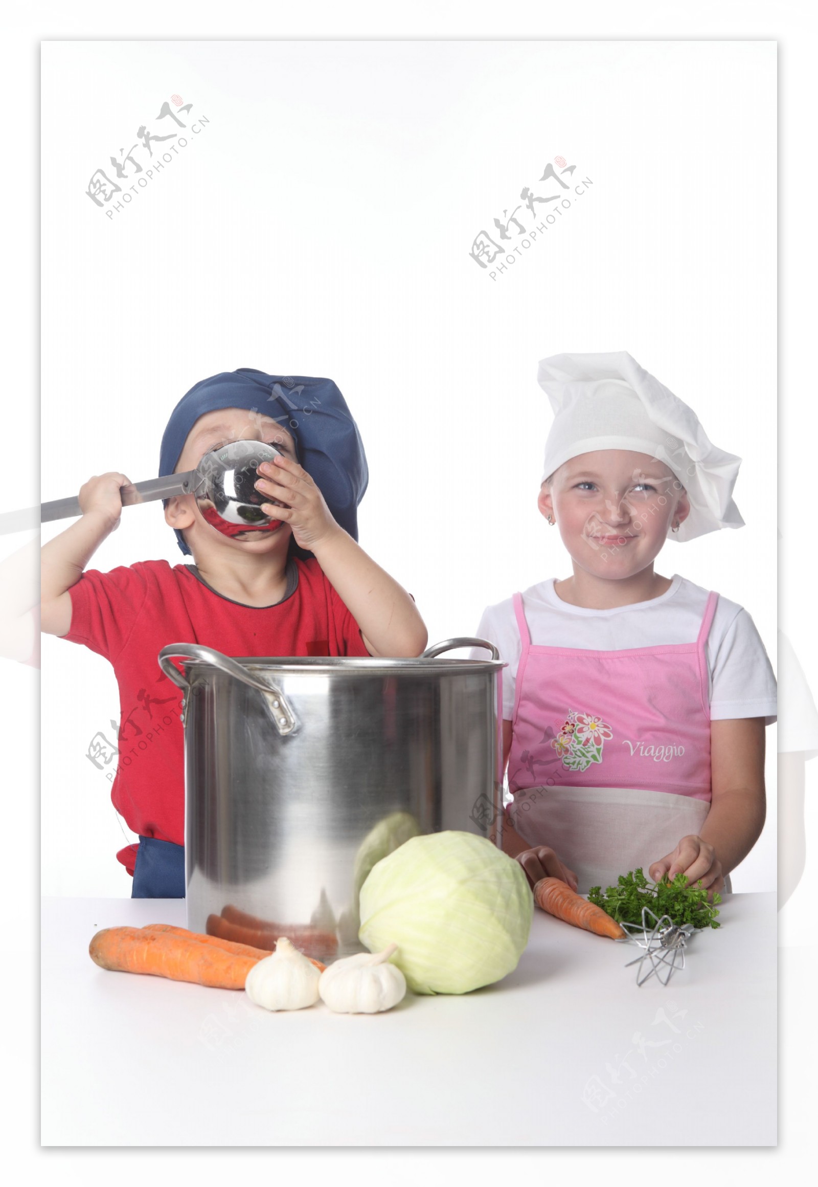 可爱儿童厨师图片