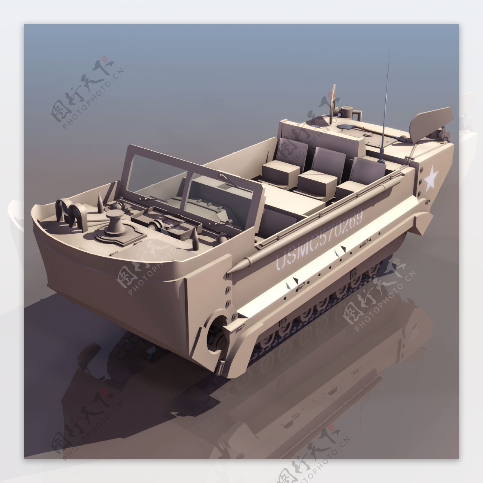 军队海陆运输交通工具模型