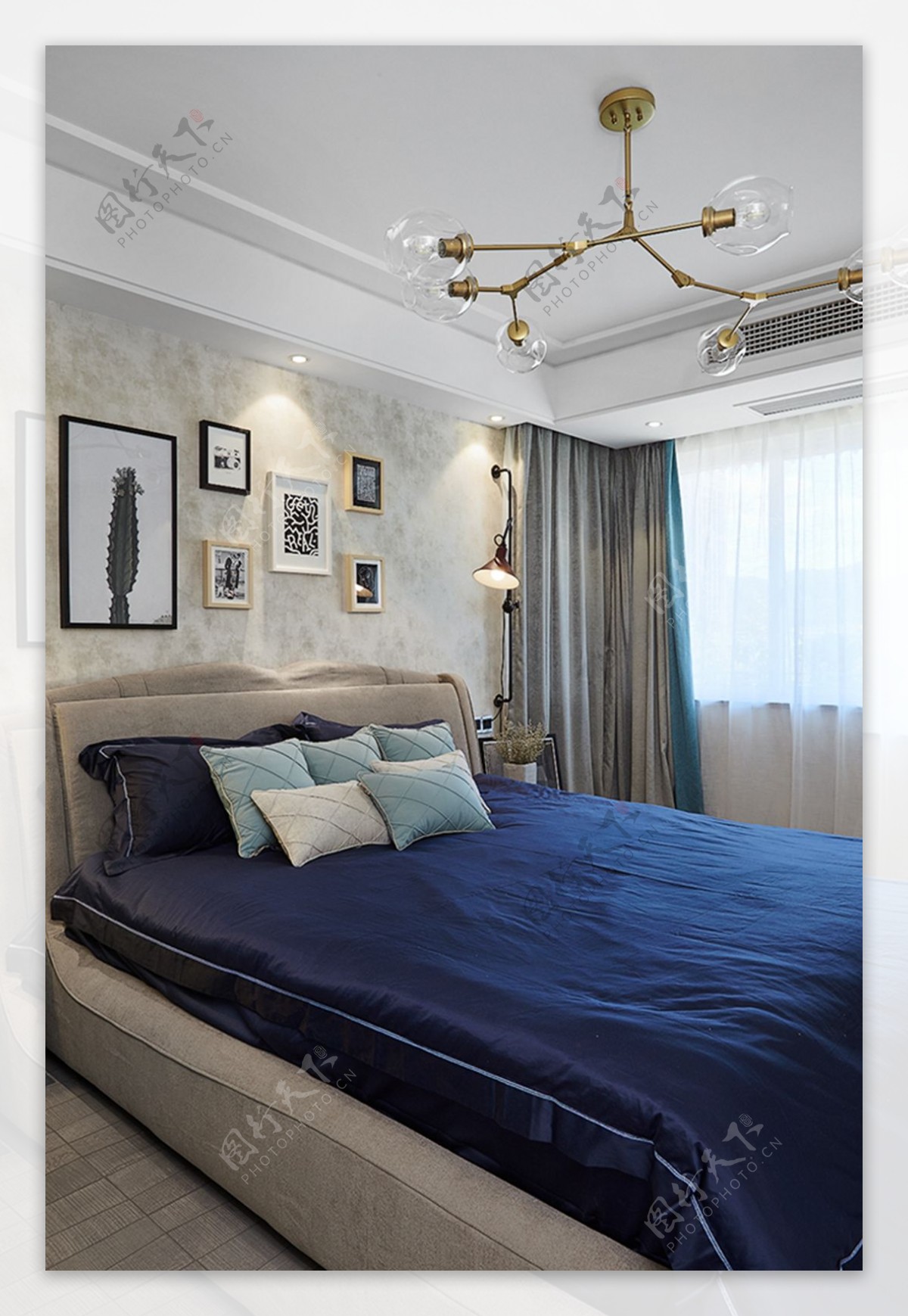 现代欧式卧室装修效果图
