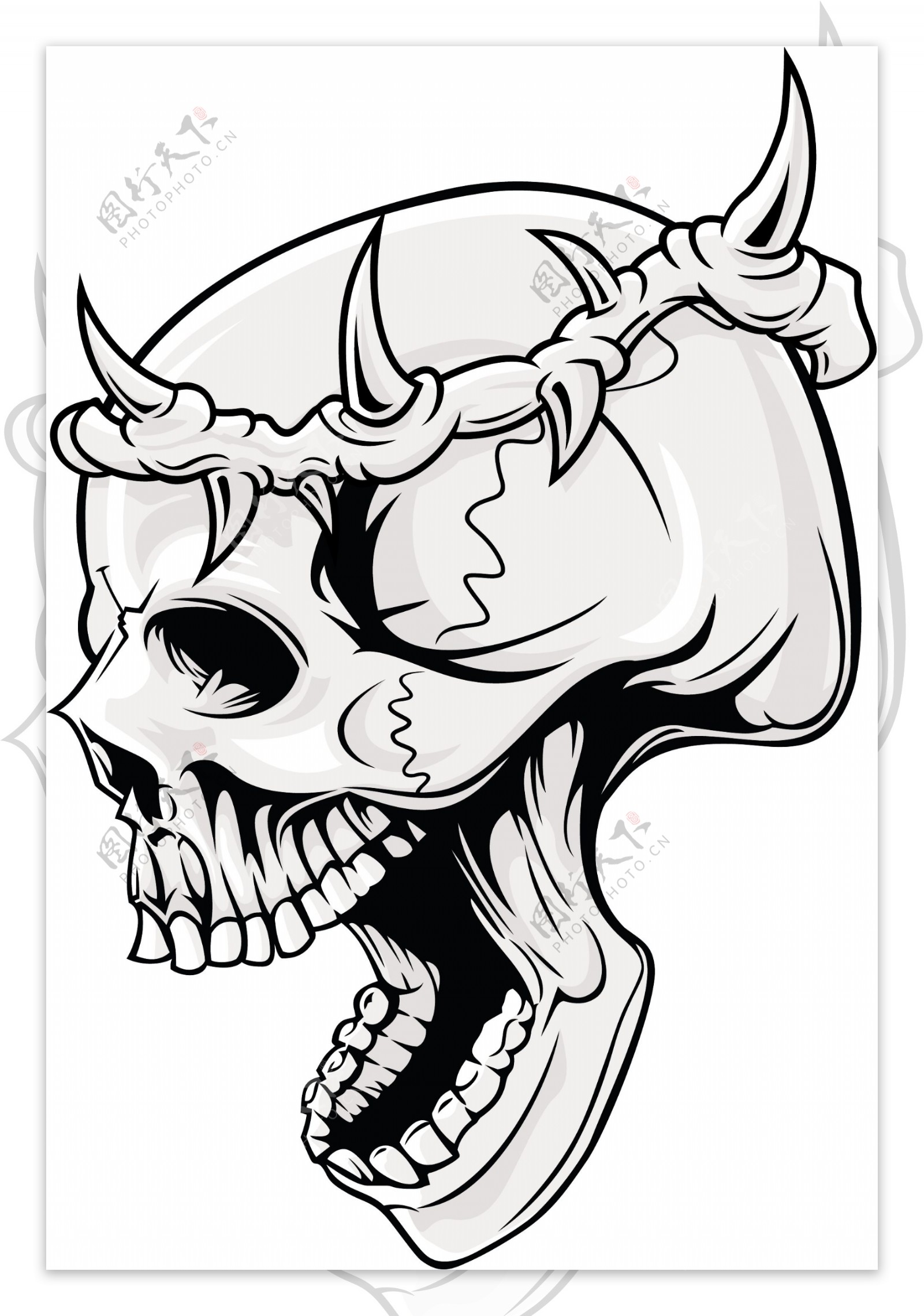 骷髅skeleton6|插画|涂鸦/潮流|coam - 原创作品 - 站酷 (ZCOOL)