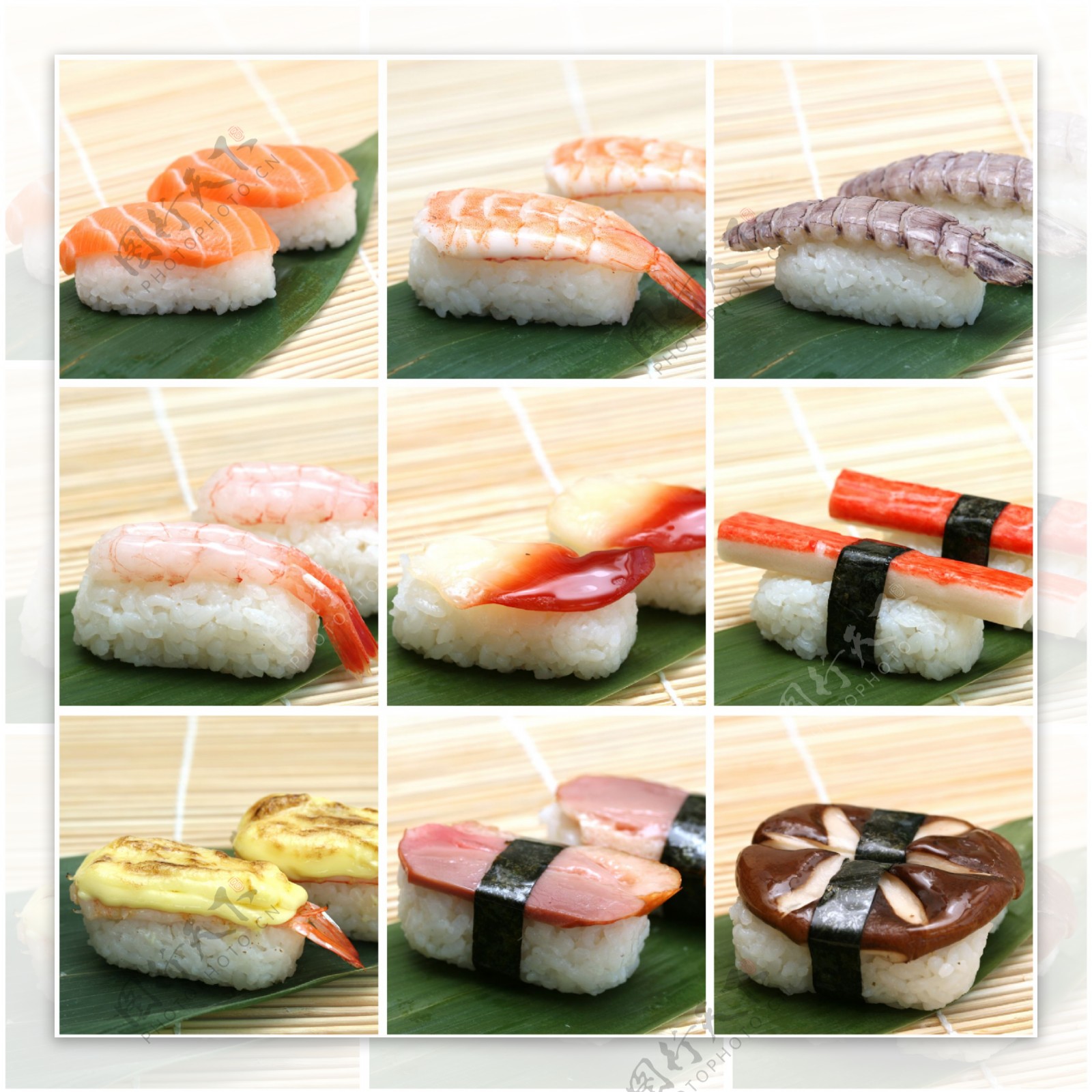 海鲜寿司摄影图片