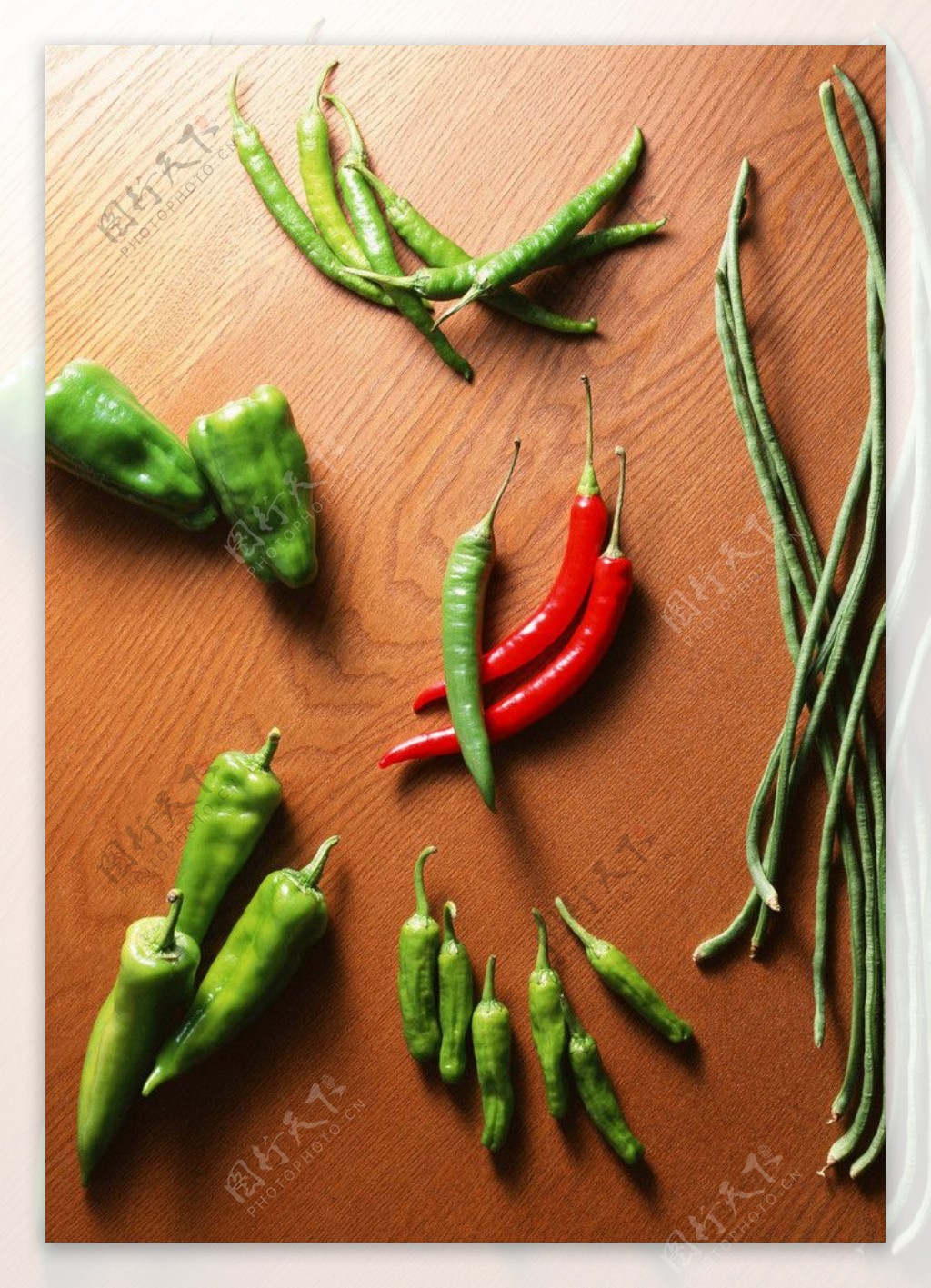 辣椒豇豆图片