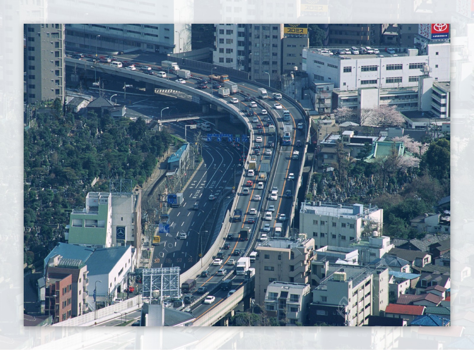 城市公路摄影图片