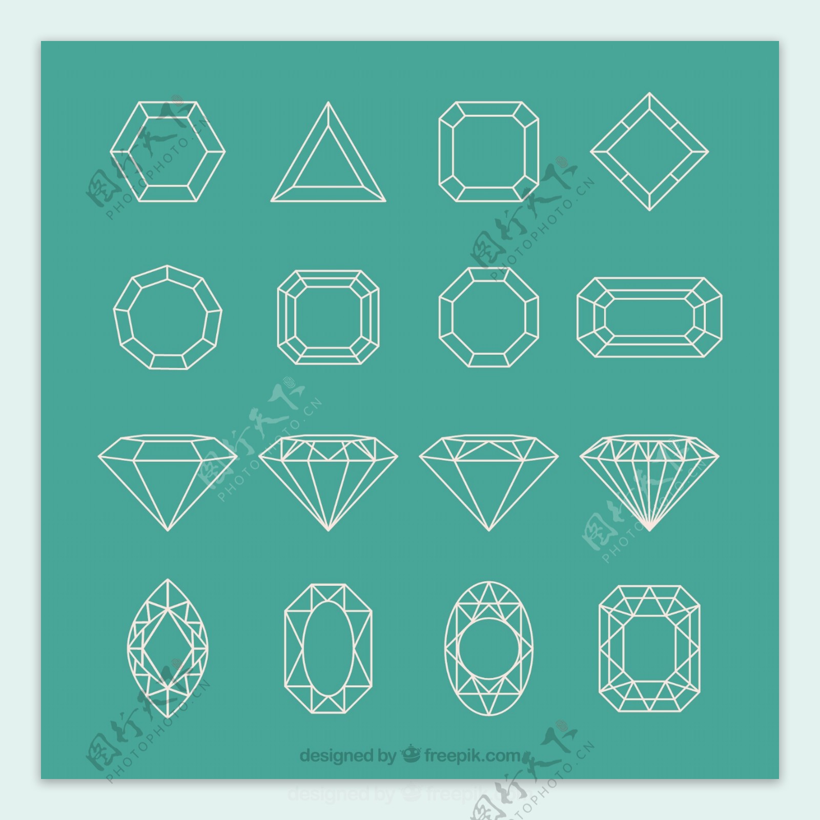 几何钻石系列