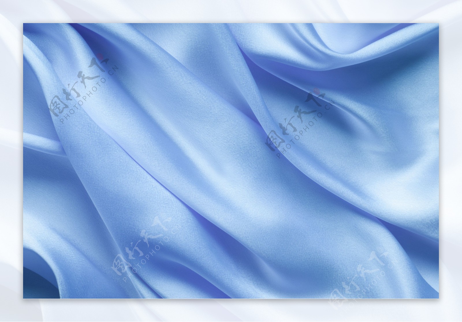 蓝色丝绸背景图片