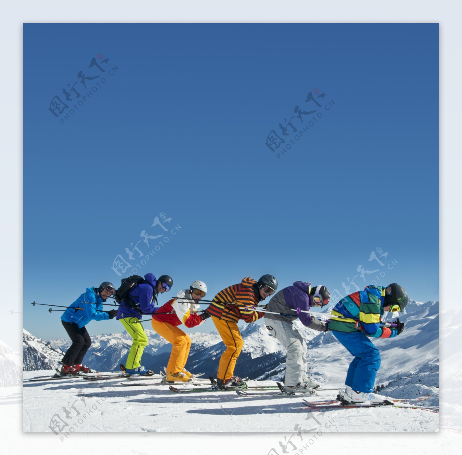 滑雪人物素材图片