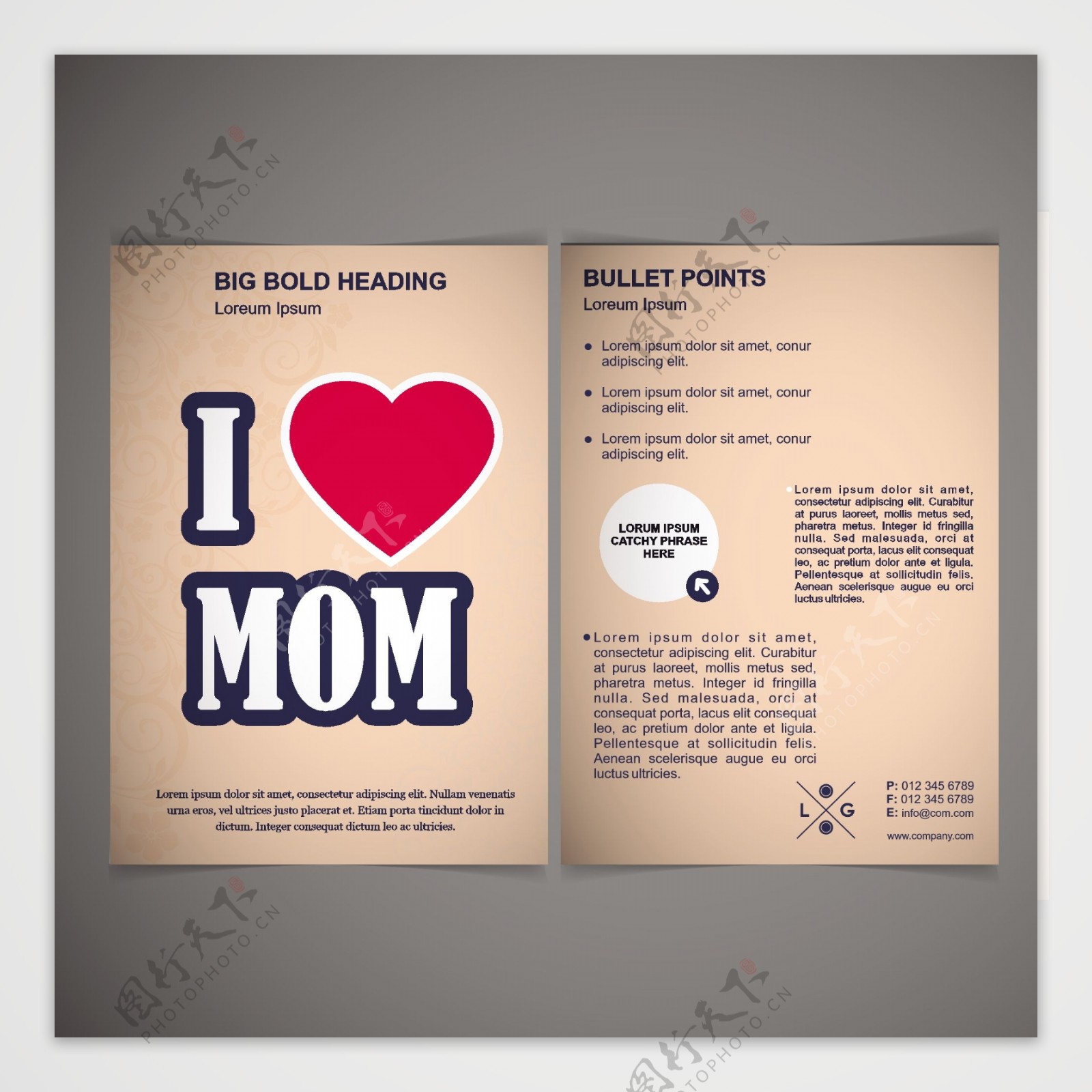 妈妈我爱你母亲节节日宣传海报图片下载 - 觅知网