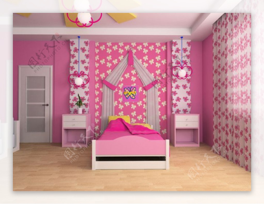 公主风格卧室装修图片