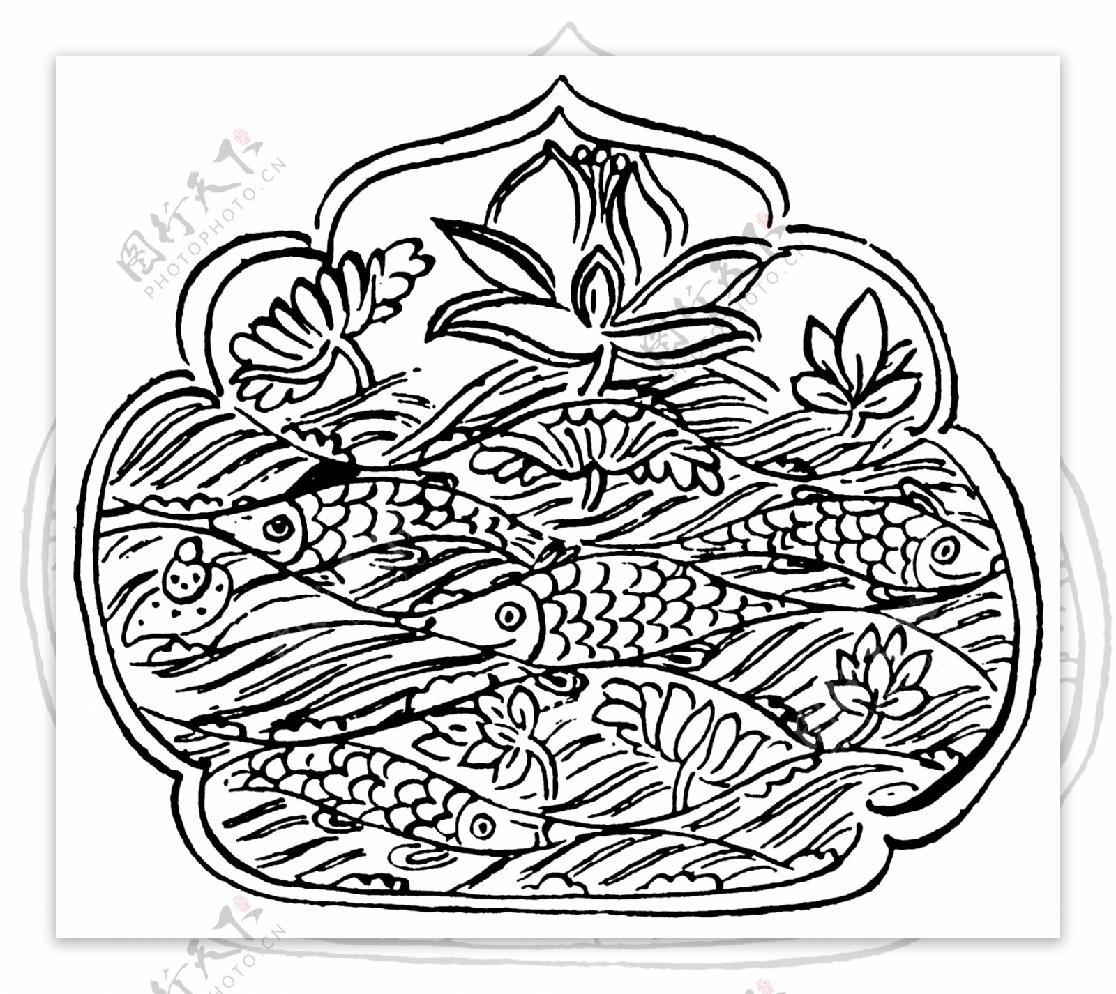 装饰图案两宋时代图案中国传统图案492