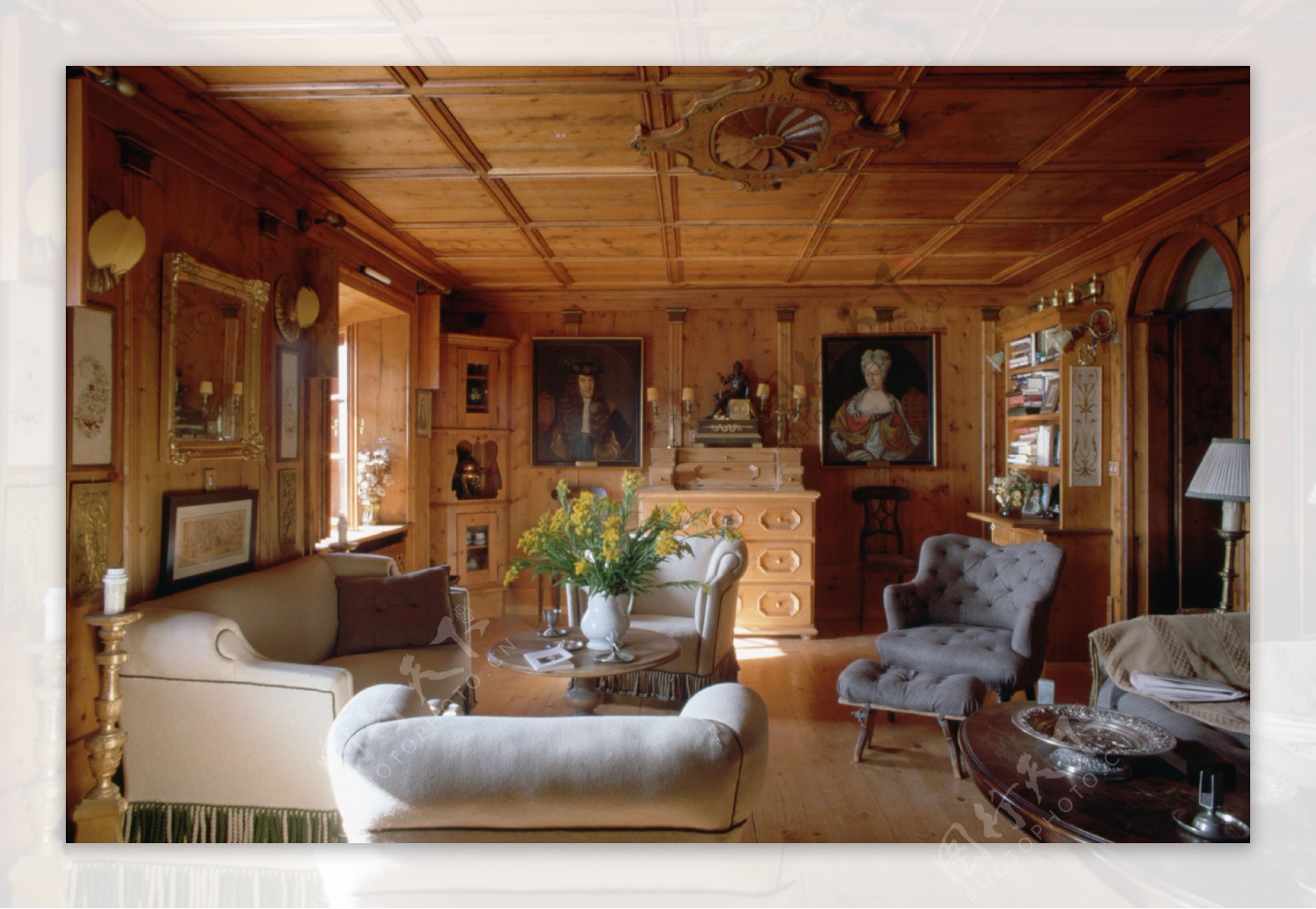 复古欧式室内装饰图片