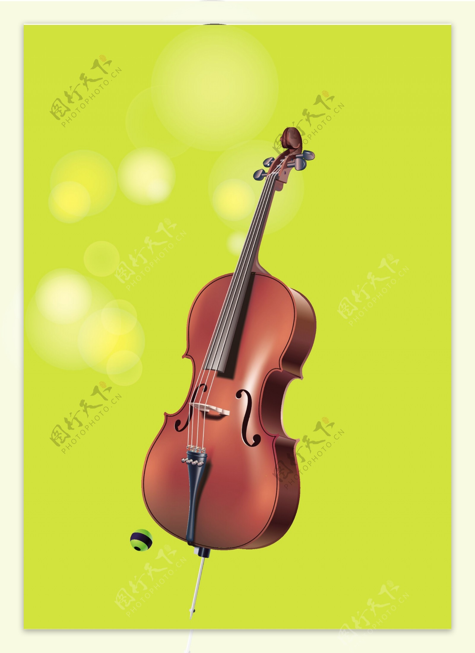 矢量图小提琴素材