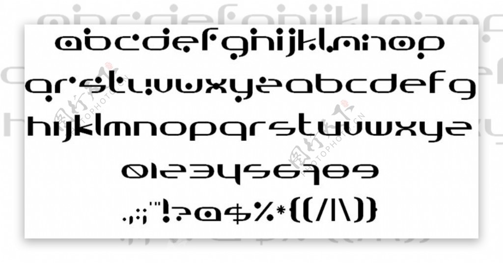 OMICRON字体