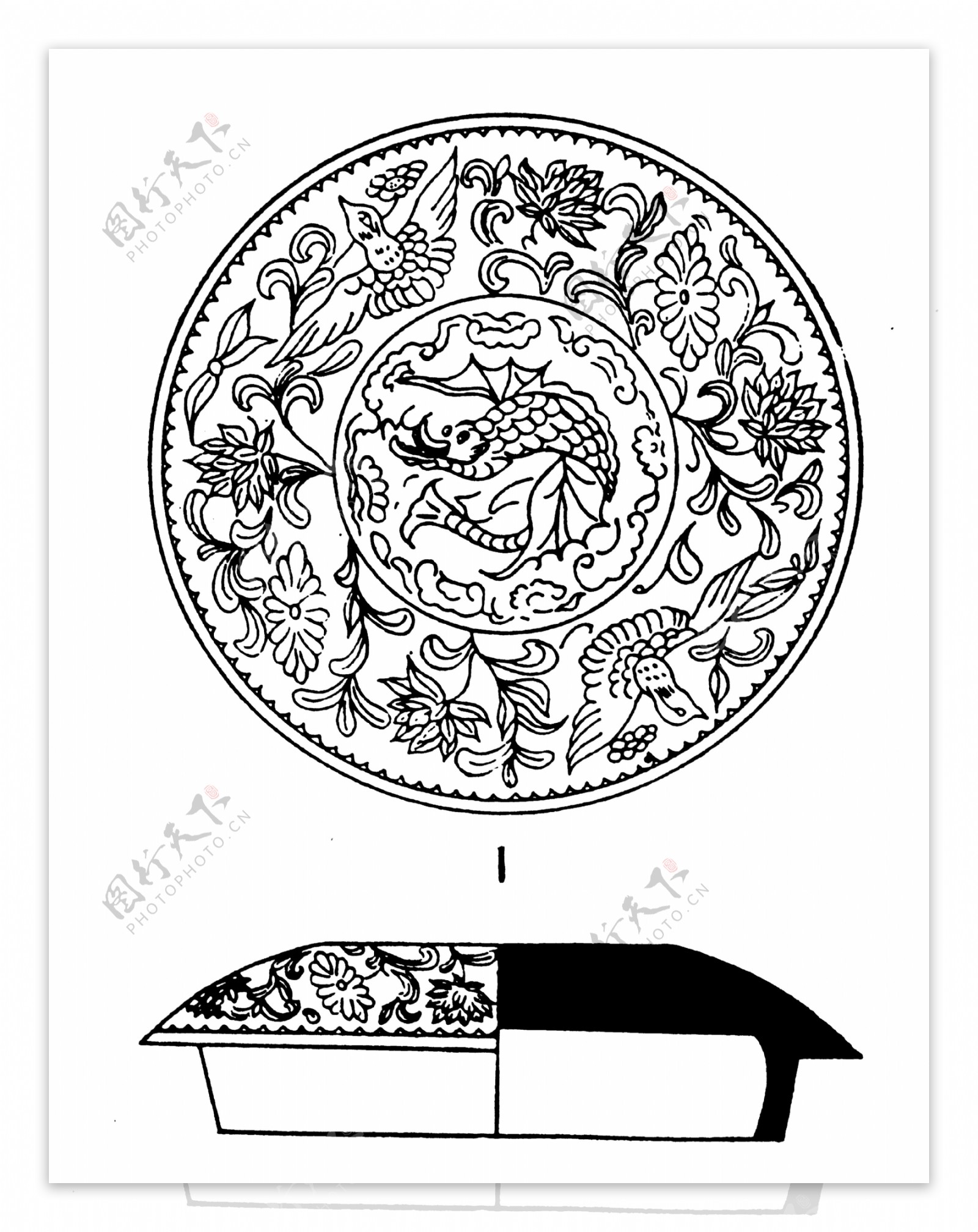 器物图案两宋时代图案中国传统图案355