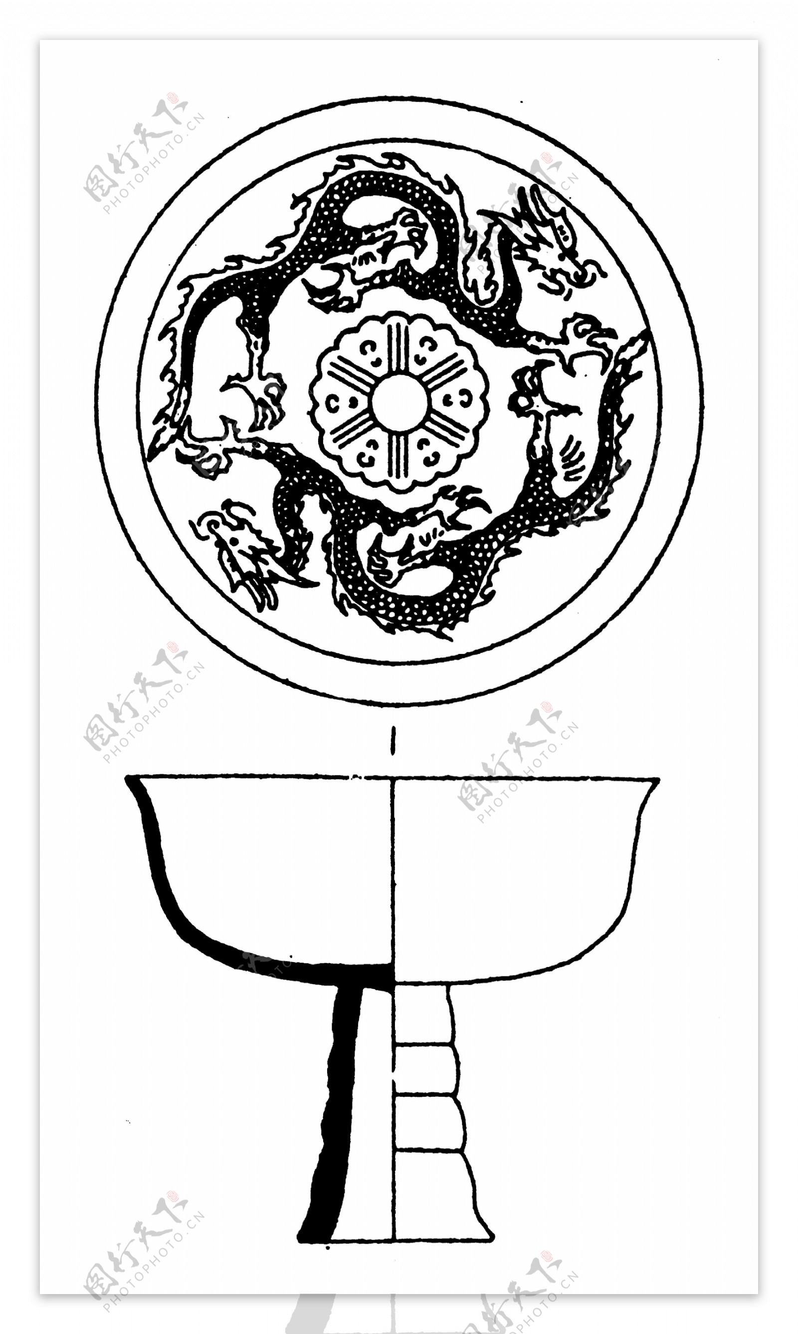器物图案元明时代图案中国传统图案087
