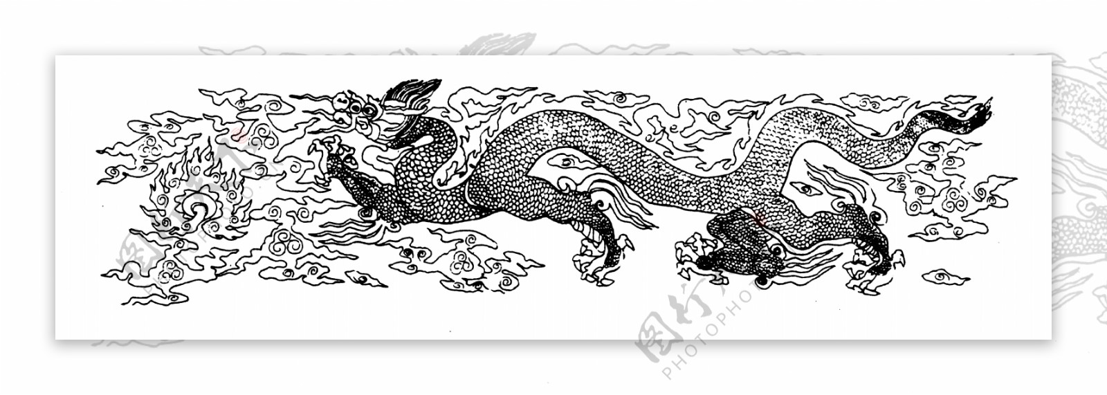 龙凤图案元明时代图案中国传统图案14
