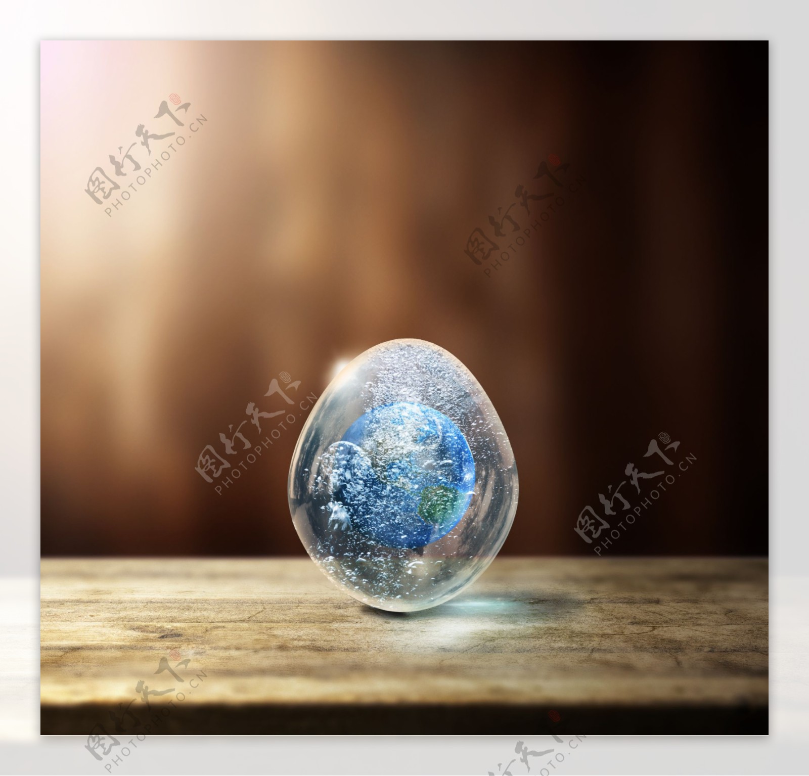 透明的水晶球图片