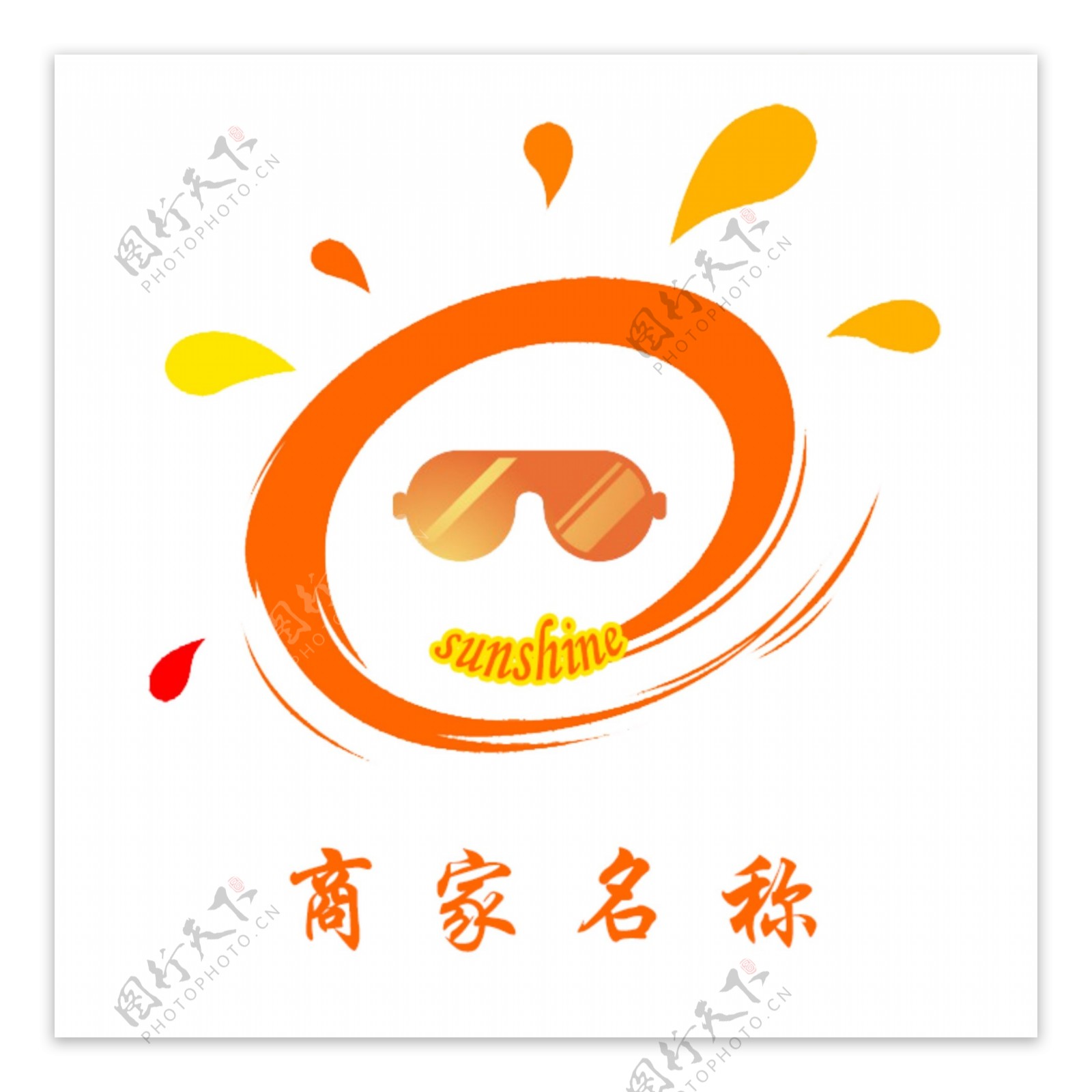 太阳镜LOGO